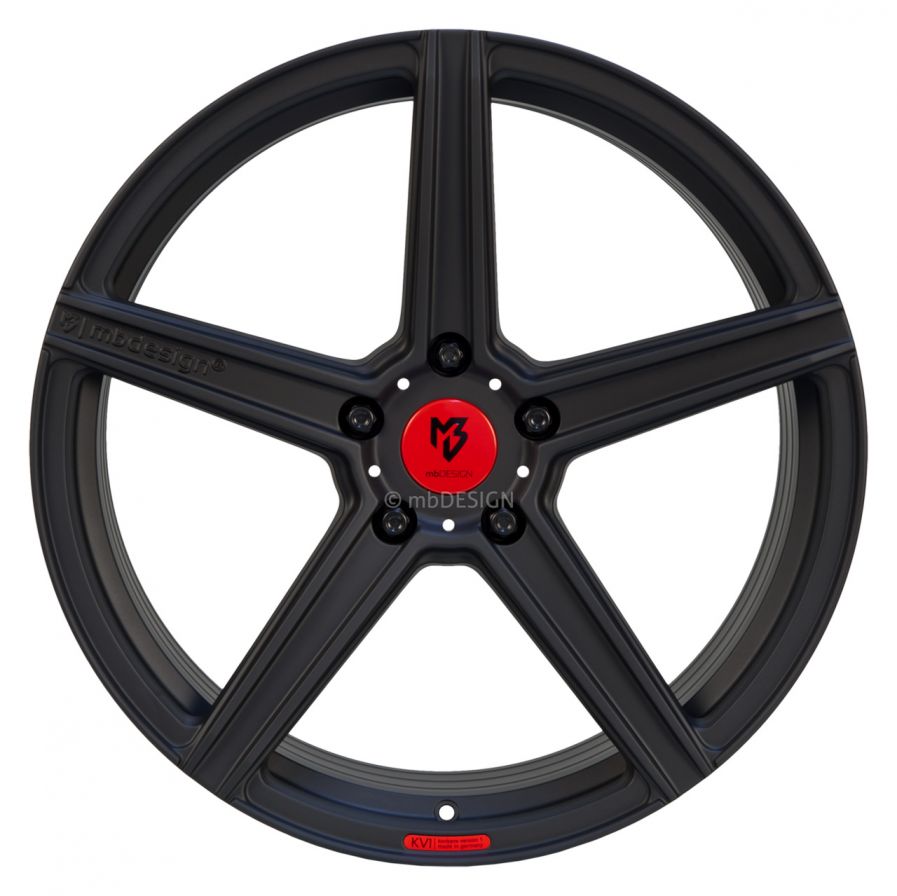 mbDESIGN<br>KV1S - Schwarz stumpfmatt (21x9.5)